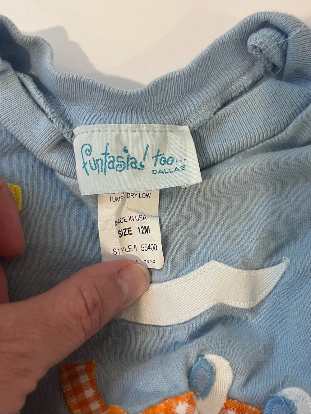 Funtasia Too Baby Boy Swim Set 12m Crab Seersucker Swim Trunks Light Blue